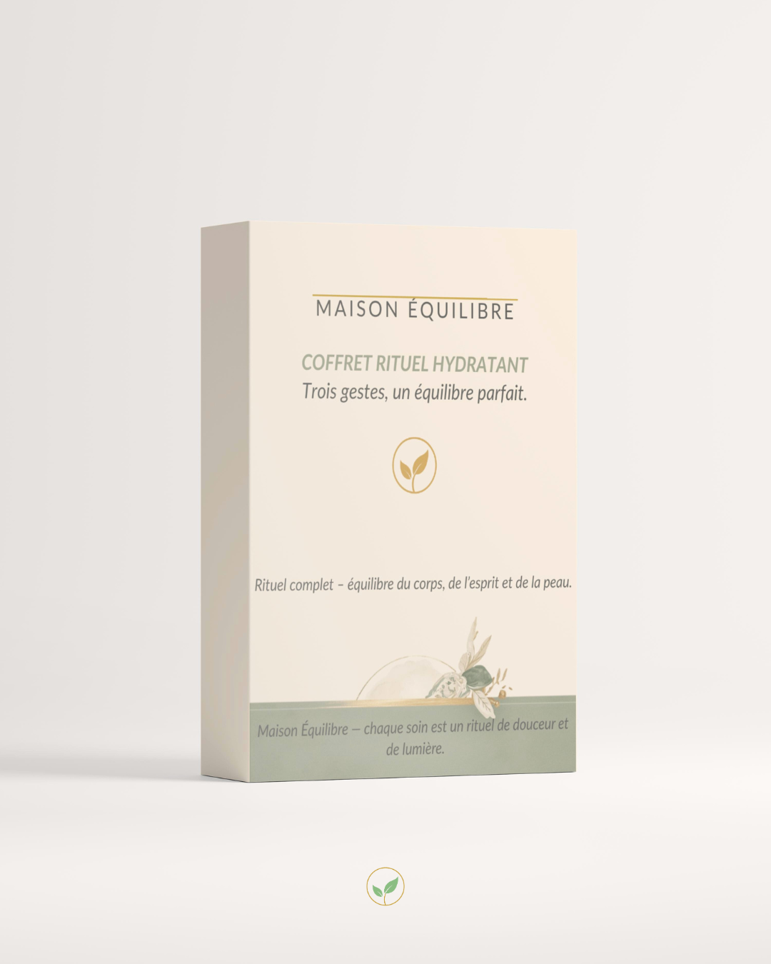 Coffret skincare visage hydratant et sensoriel Maison Équilibre