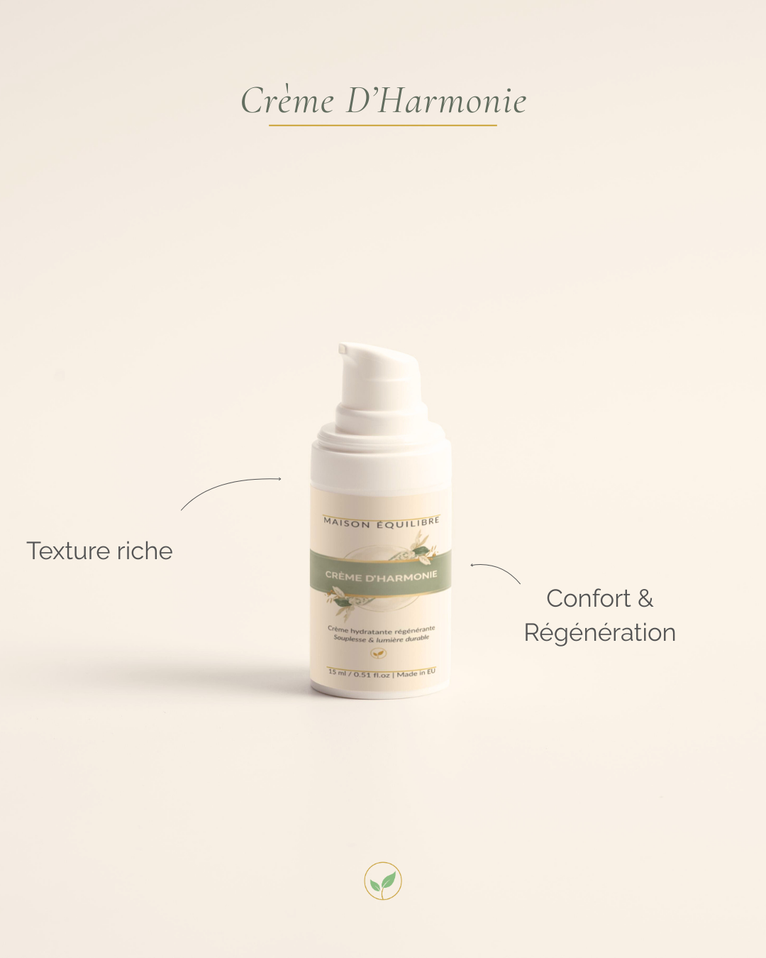 Mini crème skincare visage pour l’hydratation et le confort Maison Équilibre