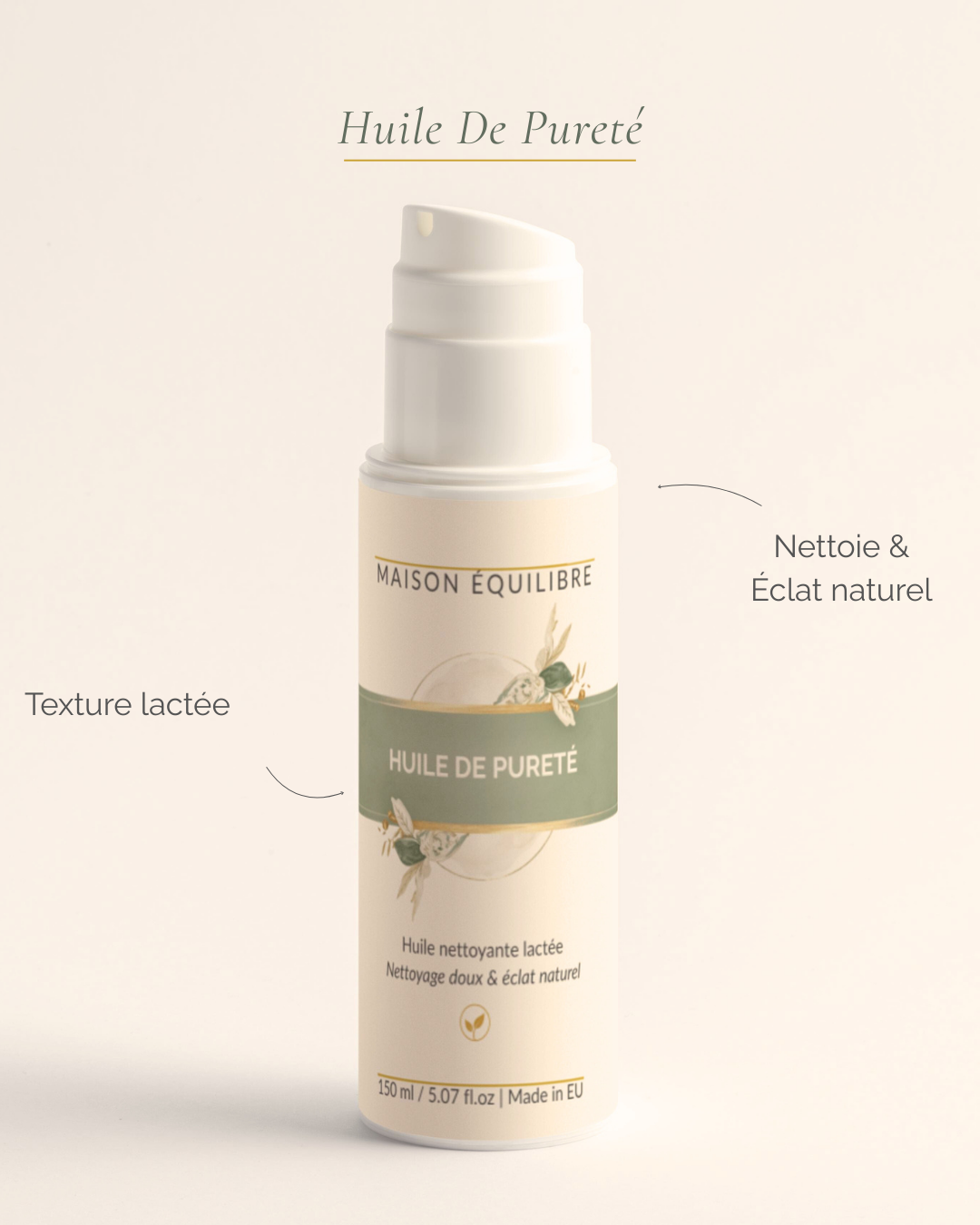 Nettoyant skincare visage purifiant et respectueux de la peau Maison Équilibre