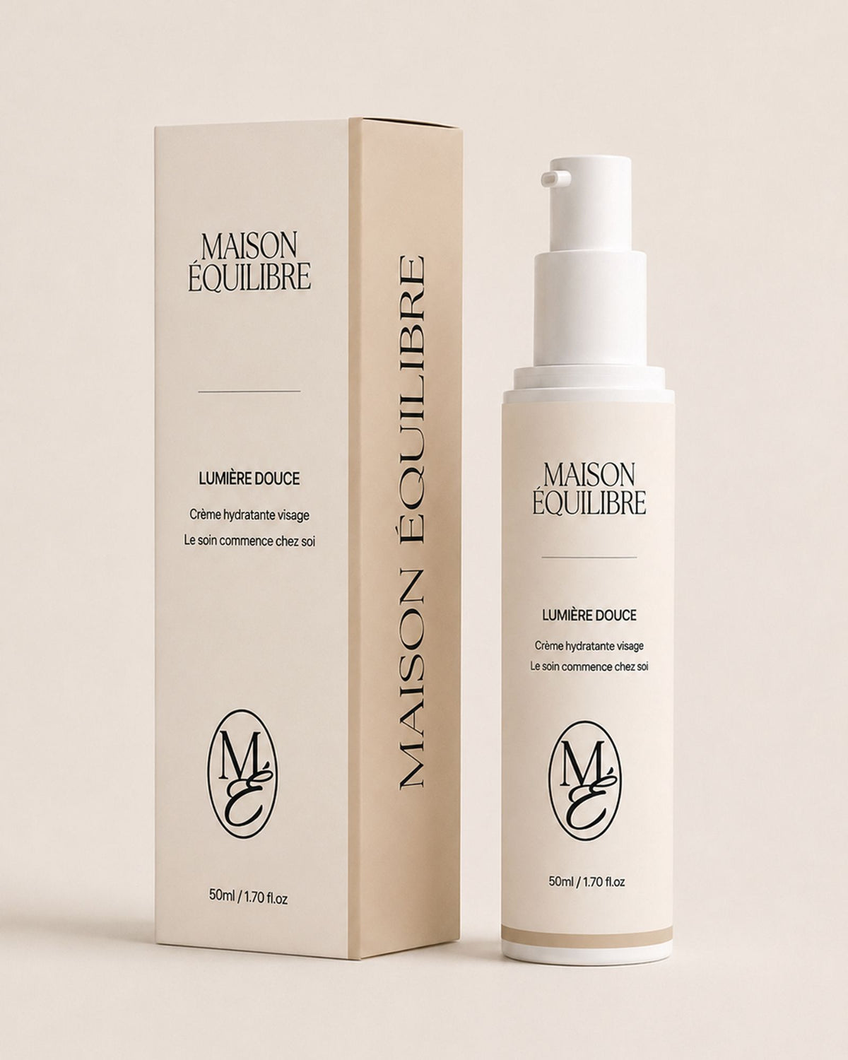 Crème hydratante Lumière Douce de Maison Équilibre