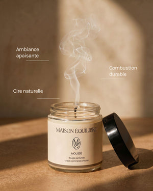 Détails et caractéristiques de la bougie Mousse