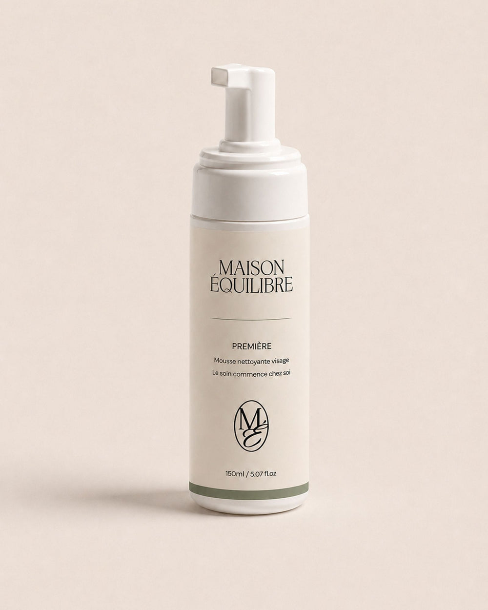Mousse nettoyante visage Première de Maison Équilibre
