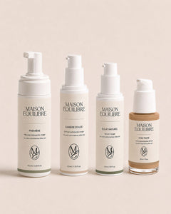 Première, Lumière Douce, Éclat Naturel et Voile Teinté réunis dans le Rituel Signature.