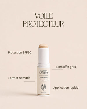 Bénéfices du stick solaire SPF50 Voile Protecteur