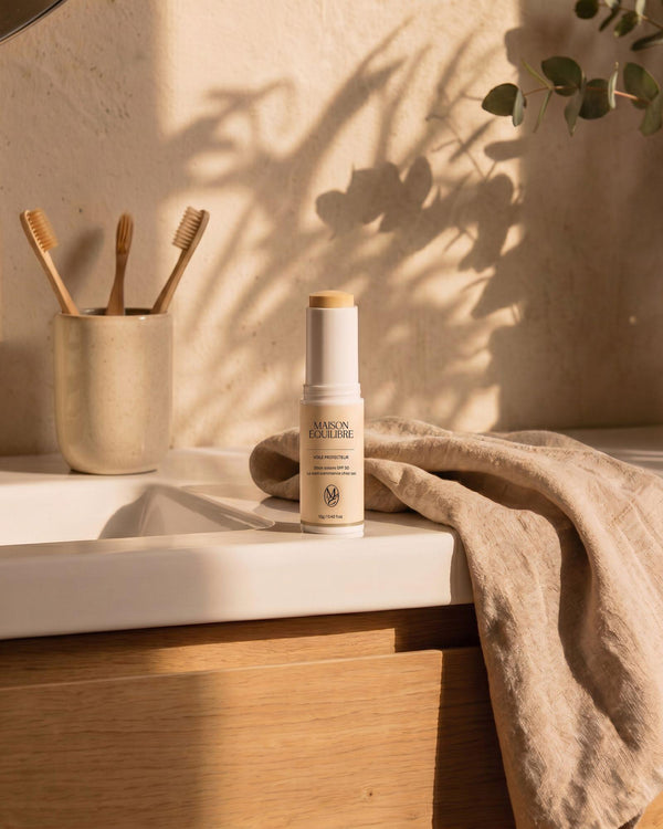 Stick solaire Voile Protecteur dans un environnement estival